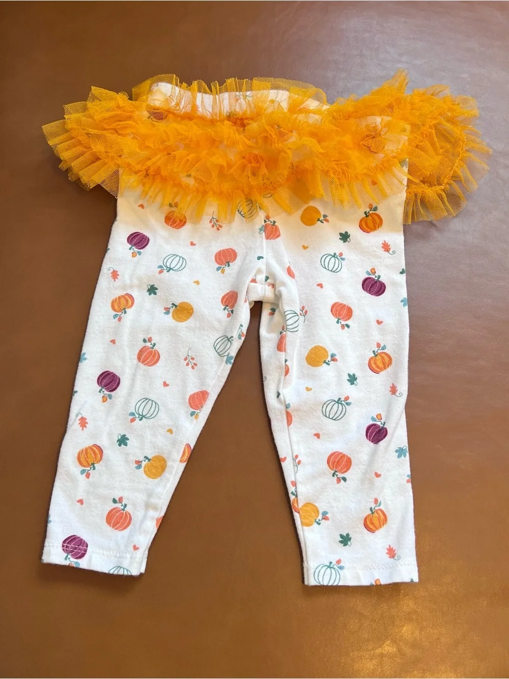 Koala Baby Pumpkin Spice Everything Nice Tutu Bodysuit Pants Outfit Set 6-9m